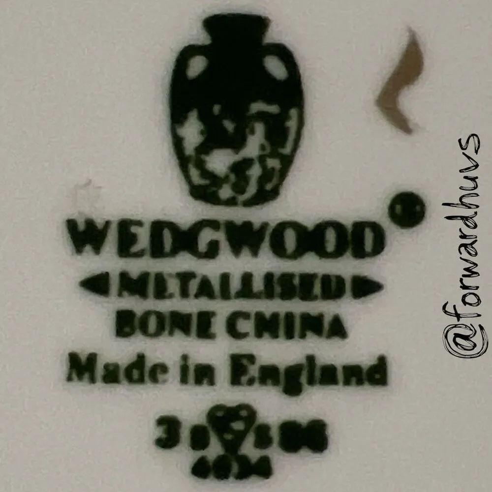 Wedgwood Metallised Bone China Made in England